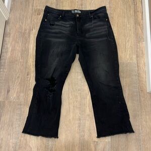 High rise flare jeans